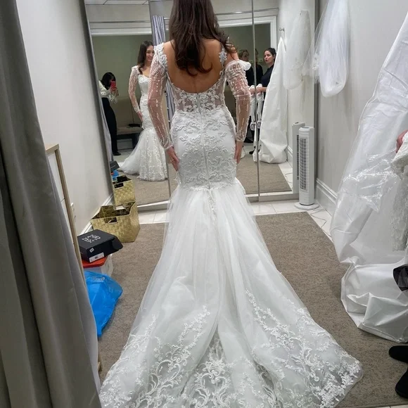 Pnina Tornai Pre-owned Mermaid Wedding dress - Picture 6 of 8